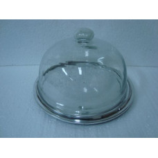 PLATE ROUND WITH GLASS BIG