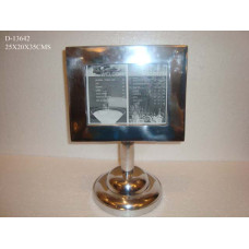 PHOTO FRAME W BASE PLAIN HORIZONTAL