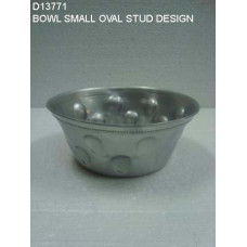 BOWL SMALL OVAL STUD DESIGN