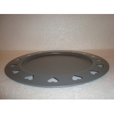 CHARGER PLATE HEART CUT 30CM