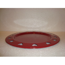 CHARGER PLATE HEART CUT 30CM