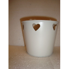 MINI PLANTER HEART CUT 9.5CM