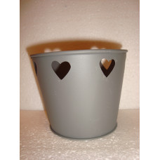 MINI PLANTER HEART CUT 9.5CM