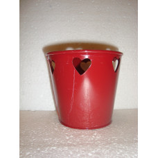 MINI PLANTER HEART CUT 9.5CM