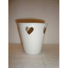 MINI PLANTER HEART CUT 11.5CM