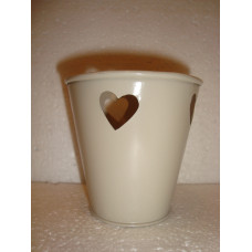 MINI PLANTER HEART CUT 11.5CM