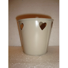 MINI PLANTER HEART CUT 13.5CM