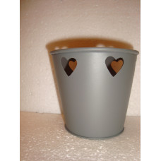 MINI PLANTER HEART CUT 13.5CM