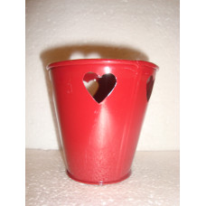 MINI PLANTER HEART CUT 13.5CM