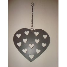 HEART HANGING 17CM