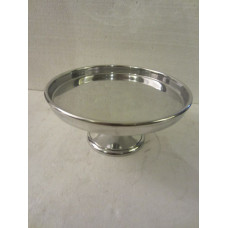 ALUMINIUM ROUND DISH ON BASE