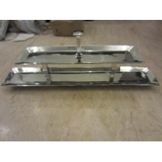 ALUMINIUM 2TIRE RECTANGULAR SERVING TRAY