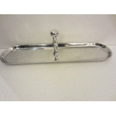 ALUMINIUM OVAL TRAY WITH HANDLE MEDIUM