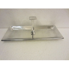 ALUMINIUM RECTANGULAR TRAY W HANDLE SMAL