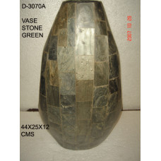 VASE STONE GREEN