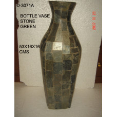 VASE STONE GREEN