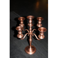 Kandelaar 5-light 38cm copper