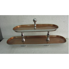 OVAL TWO TIRE TRAY