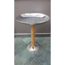 Alum Bowl Wd Rod Table