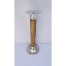 Alum Wd Candle Stand