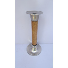 Alum Wd Candle Stand