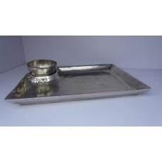 TRAY WITH BOWL BORDER