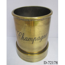 Champagnekoeler rond brass