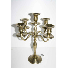 Kandelaar 5-light 38cm brass