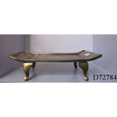 Tray rechth 4-poot gr brass