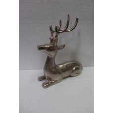 SITTING REINDEER STRAIGHT FACE  NICKLE