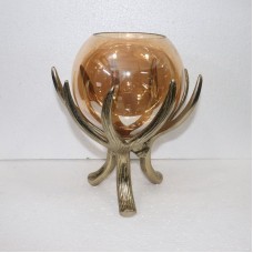 ANTLER BALL LANTERN