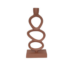 CANDLE STAND 3 RINGS SMALL MATT