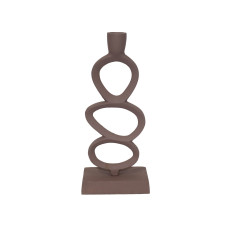 CANDLE STAND 3 RINGS SMALL MATT