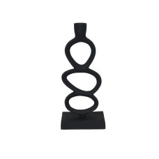 CANDLE STAND 3 RINGS SMALL MATT