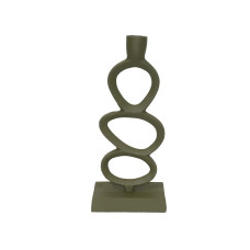 CANDLE STAND 3 RINGS SMALL MATT