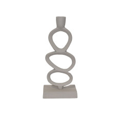 CANDLE STAND 3 RINGS SMALL MATT