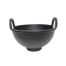 BOWL WITH ROUND HANDLES SMALL MATT