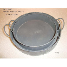 ROUND BASKET SET 2