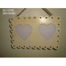 2 HEART PHOTO FRAME