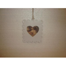 1 HEART PHOTO FRAME MED