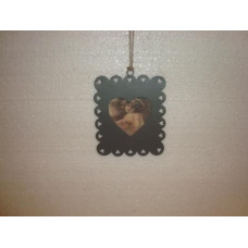 1 HEART PHOTO FRAME MED