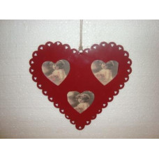 3 HEART PHOTO FRAME