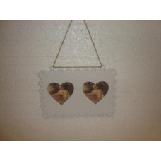 2 HEART PHOTO FRAME