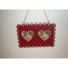 2 HEART PHOTO FRAME