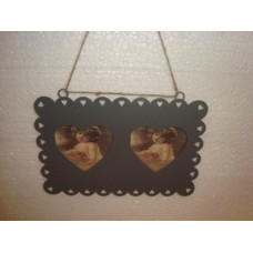 2 HEART PHOTO FRAME