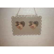 2 HEART PHOTO FRAME