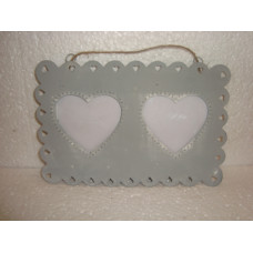 2 HEART PHOTO FRAME