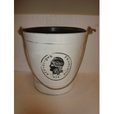 WHITE COIN BUCKET BIG