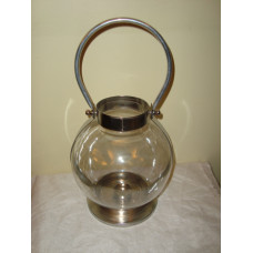 BALL LANTERN CLEAR GLASS 24 CMS