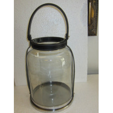 JAR LANTERN LEATHRITE